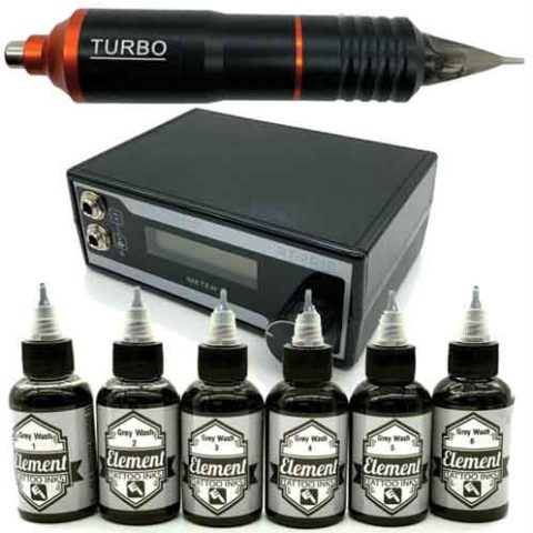 Professional tattoo kit by Element Tattoo Supply