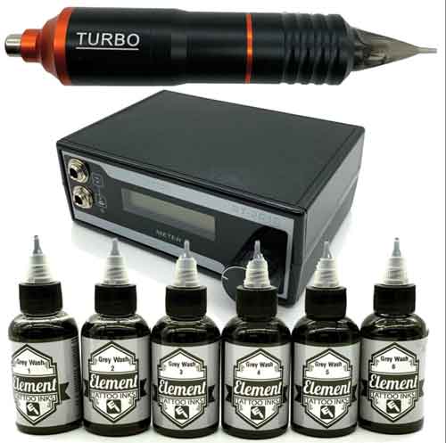 Professional tattoo kit by Element Tattoo Supply